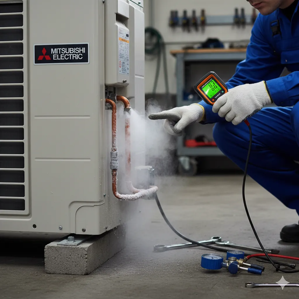 Mitsubishi Klima Gaz Kaçağı Arızası: Belirtiler, Nedenler ve Çözüm Önerileri